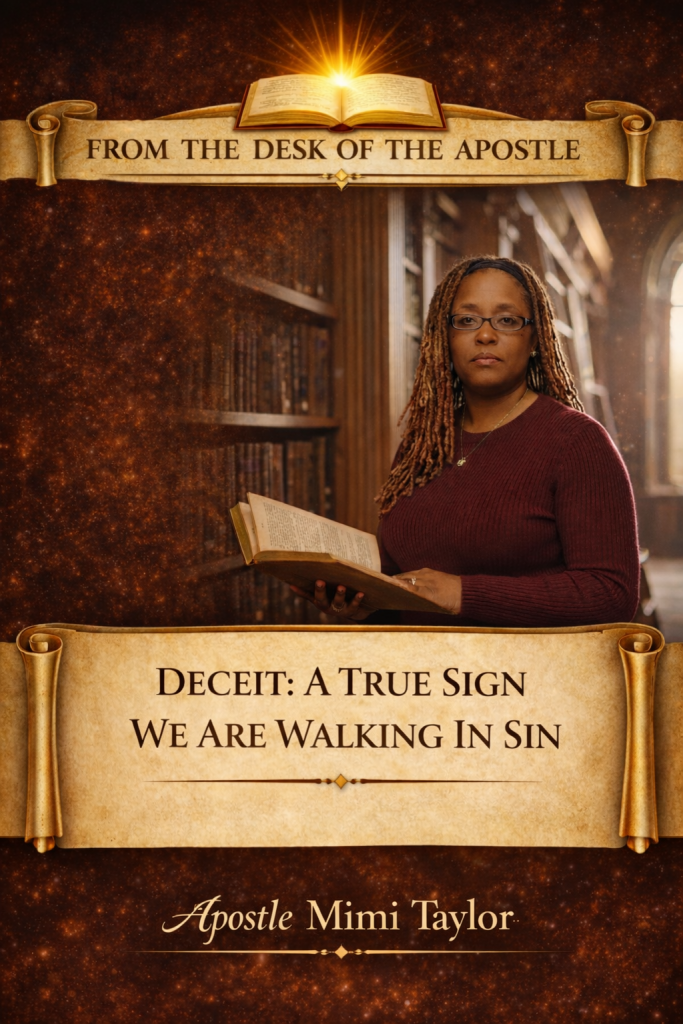Deceit A True Sign We Are Walking In Sin